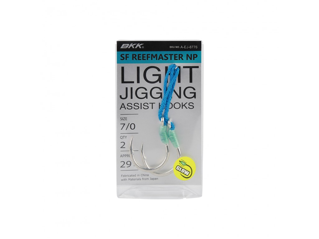Hameçons Light Jigging Assist Hook Bkk Sf8070-Np, Assist Hook
