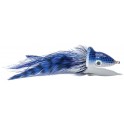 STREAMER RAINY'S FISH-HEAD DIVER BLUE-WHITE 4/0 (Slider)