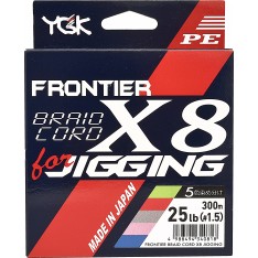 TRESSE YGK FRONTIER BRAID CORD X8 JIGGING