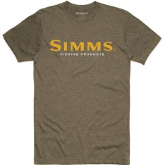 Simms Logo T-Shirt Olive Heather